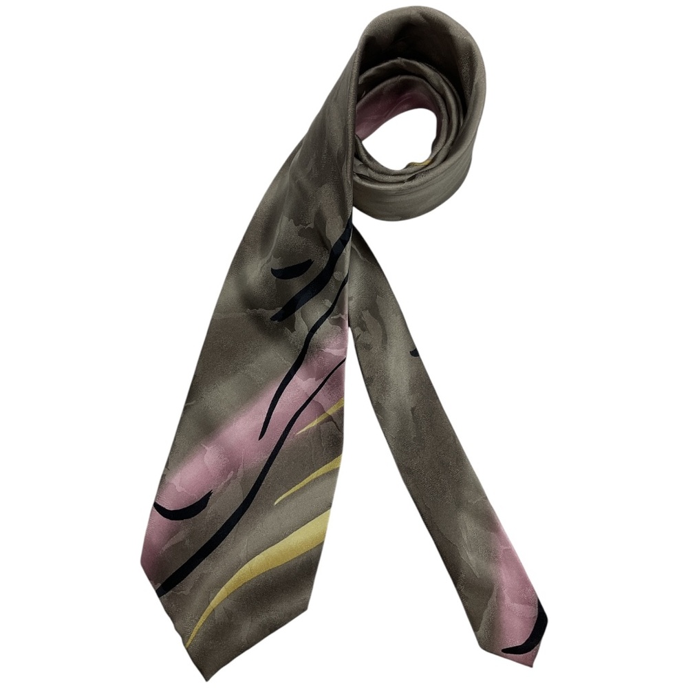 J. GARCIA Gray Art Silk DESIGNER Tie
